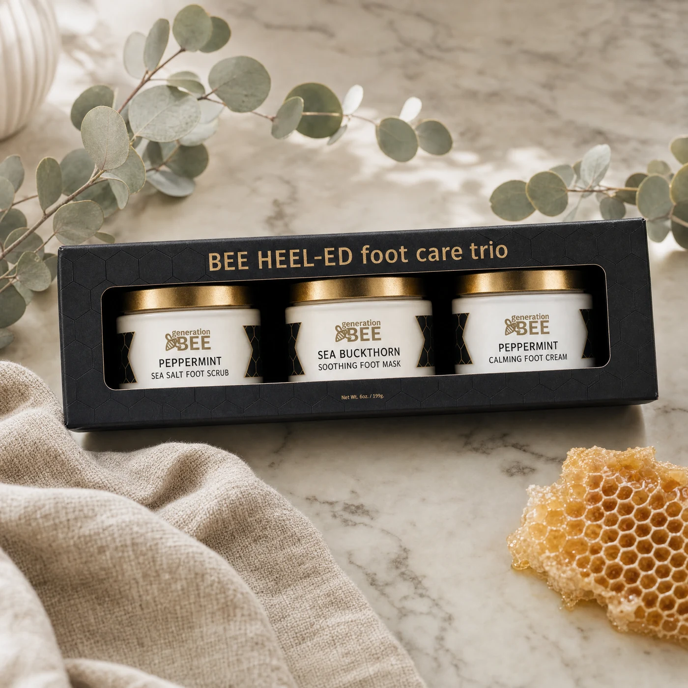 Bee Heel-ed Foot Care Trio