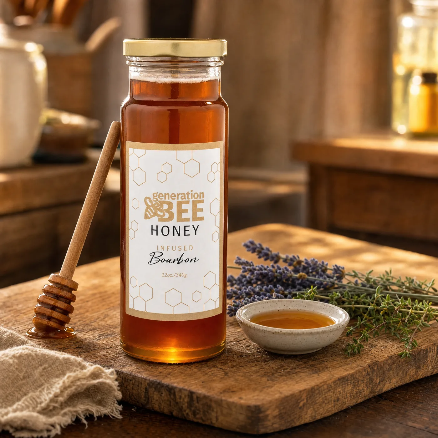 Bourbon Honey 12 oz